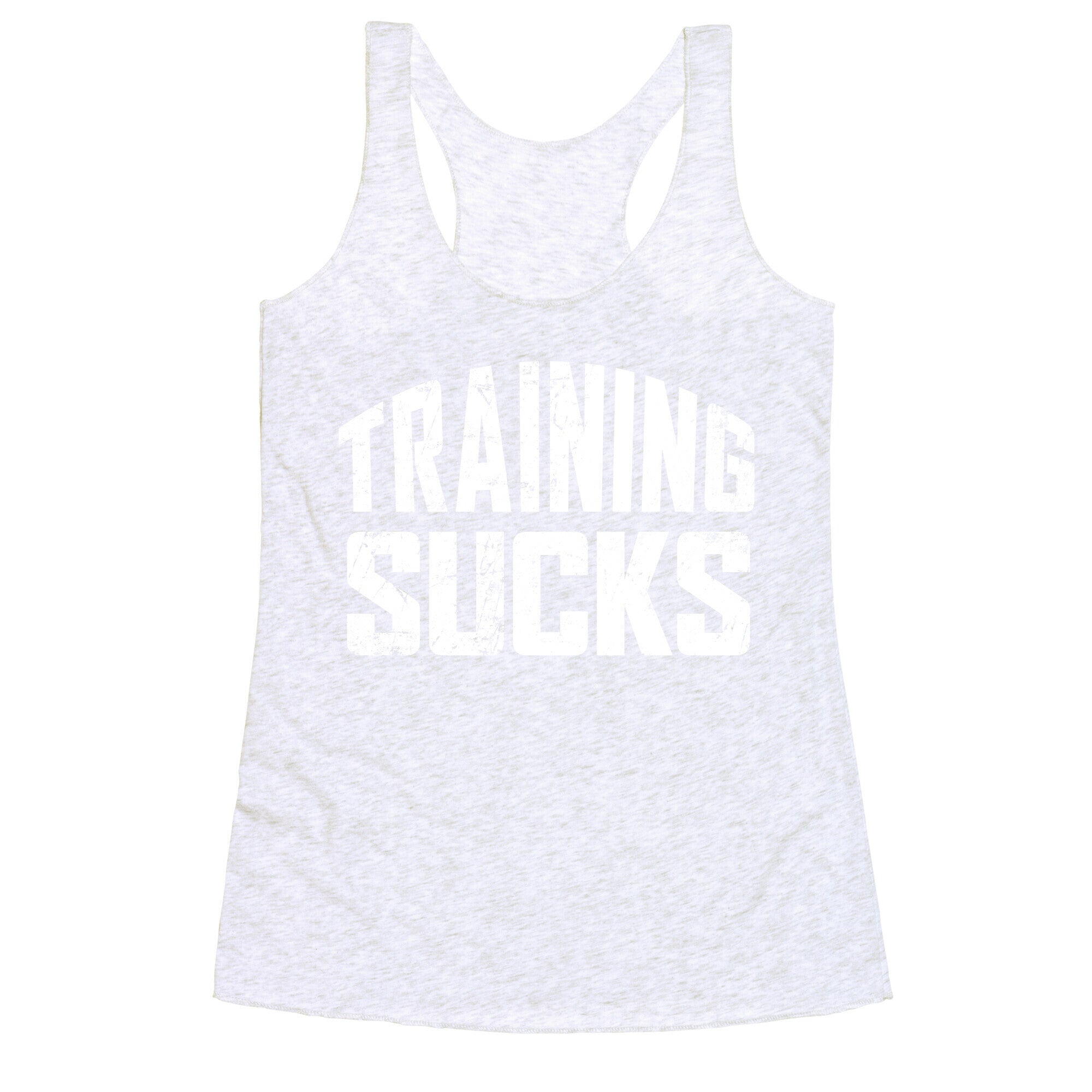 Training Sucks Racerback Tank